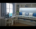 Mueble cama con mesa. Dormitorio juvenil.